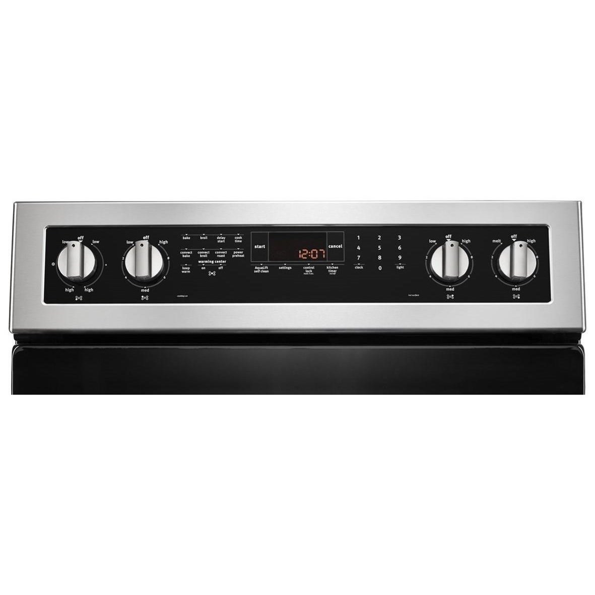 Maytag MER8800FZ 30Inch Wide Electric Range With True Convection And Power Preheat 6.4 Cu. Ft
